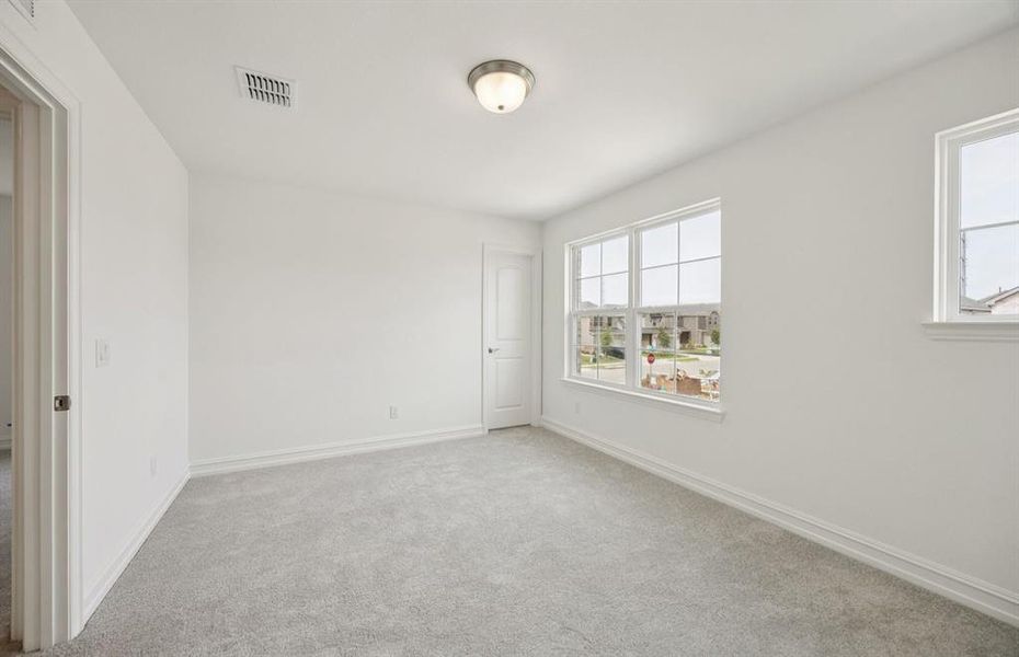 Secondary bedroom designed for comfort and convenience *Real home pictured Secondary bedroom designed for comfort and convenience *Real home pictured