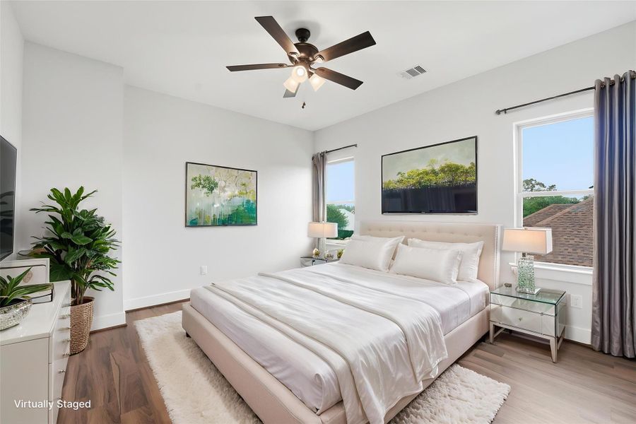 Furnished interior view inside a new home in , Houston (Image 28). Furnished interior view inside a new home in , Houston (Image 28).