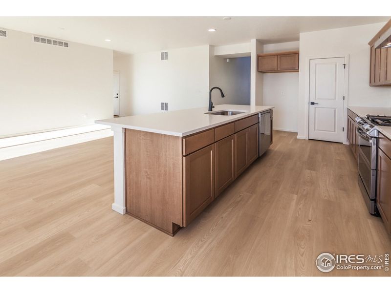 Furnished interior view inside a new home in Trailside Story Collection - Single Family Homes, Timnath (Image 5).