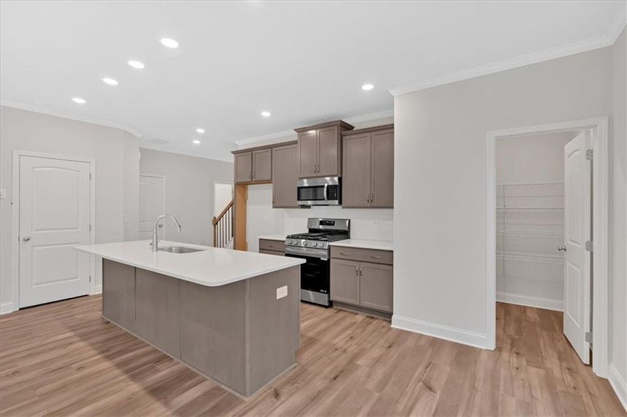 Furnished interior view inside a new home in Stratford at NatureWalk, Dallas (Image 20).