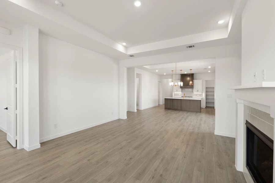 Open Kitchen-Living-Dining Room