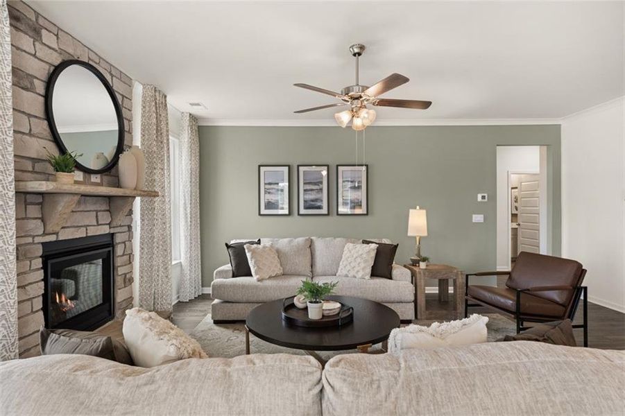 Furnished interior view inside a new home in Westland, Statham (Image 30).