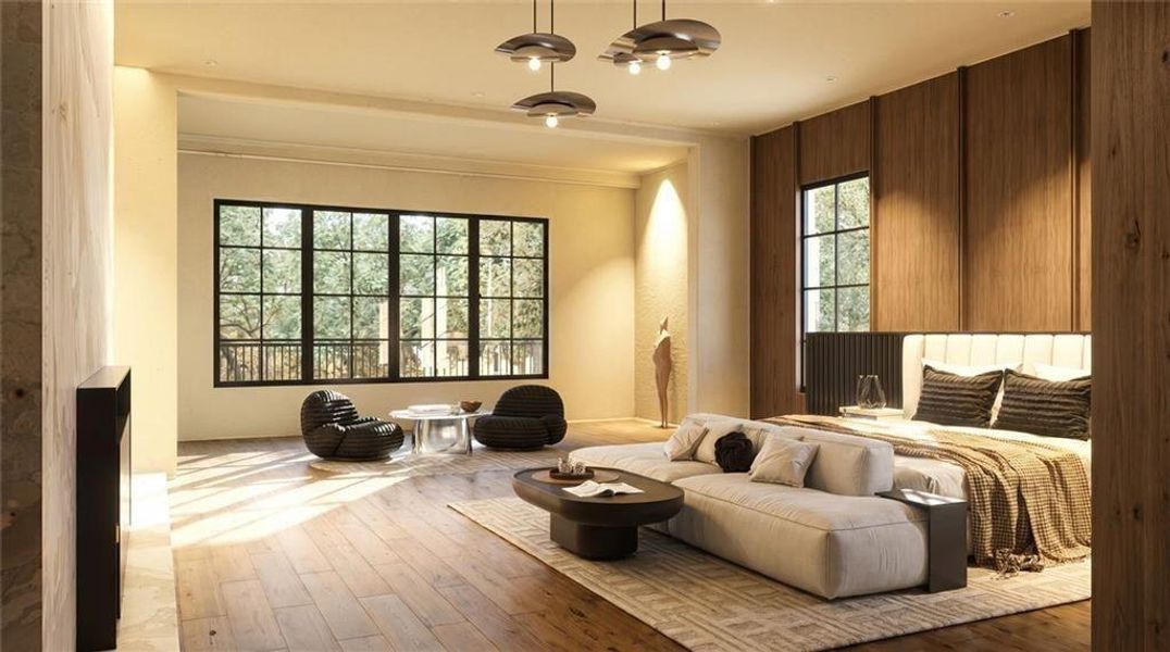 Furnished interior view inside a new home in , Alpharetta (Image 20).