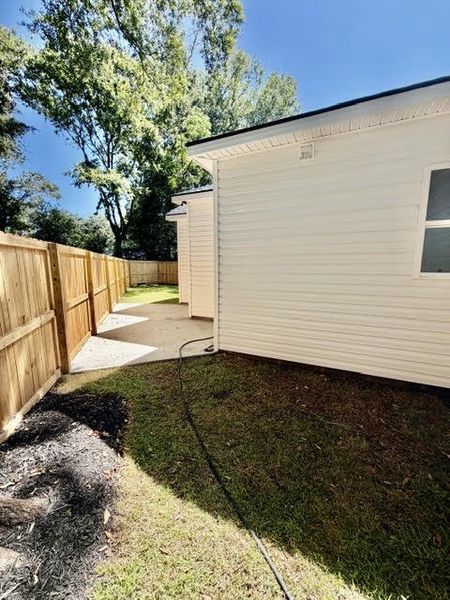 Exterior details and patio area of a home in , North Charleston (Image 3).