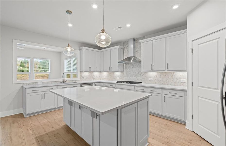 Furnished interior view inside a new home in Rose Creek, Cumming (Image 6).