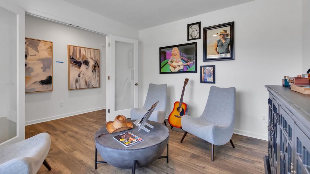 Furnished interior view inside a new home in The Hideaway at Fox Meadows, Bluff City (Image 12). Furnished interior view inside a new home in The Hideaway at Fox Meadows, Bluff City (Image 12).