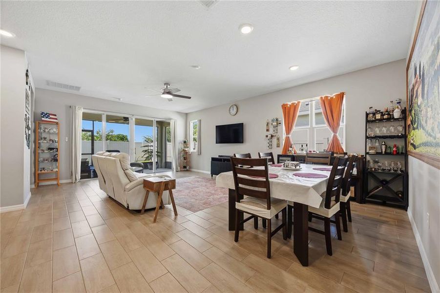 Furnished interior view inside a new home in Seasons at Eden Hills, Lake Alfred (Image 19).