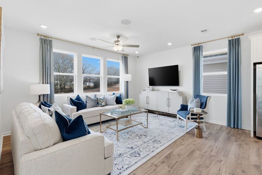 Furnished interior view inside a new home in Fincastle Glen, Shelby (Image 11).