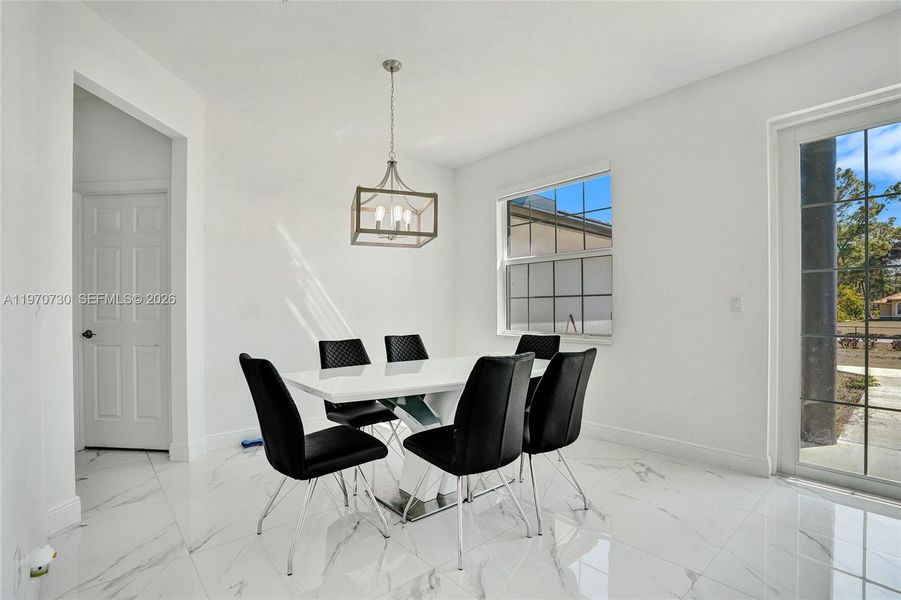 Furnished interior view inside a new home in , Loxahatchee (Image 17).