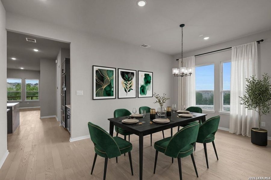 Furnished interior view inside a new home in Homestead, Schertz (Image 15).