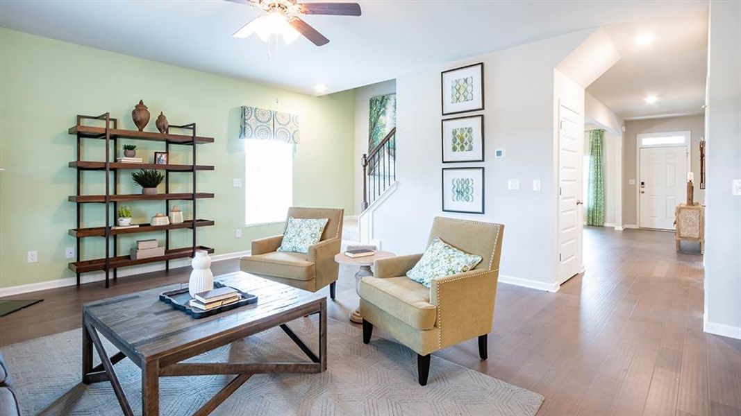 Furnished interior view inside a new home in Bridle Creek, Locust Grove (Image 51). Furnished interior view inside a new home in Bridle Creek, Locust Grove (Image 51).
