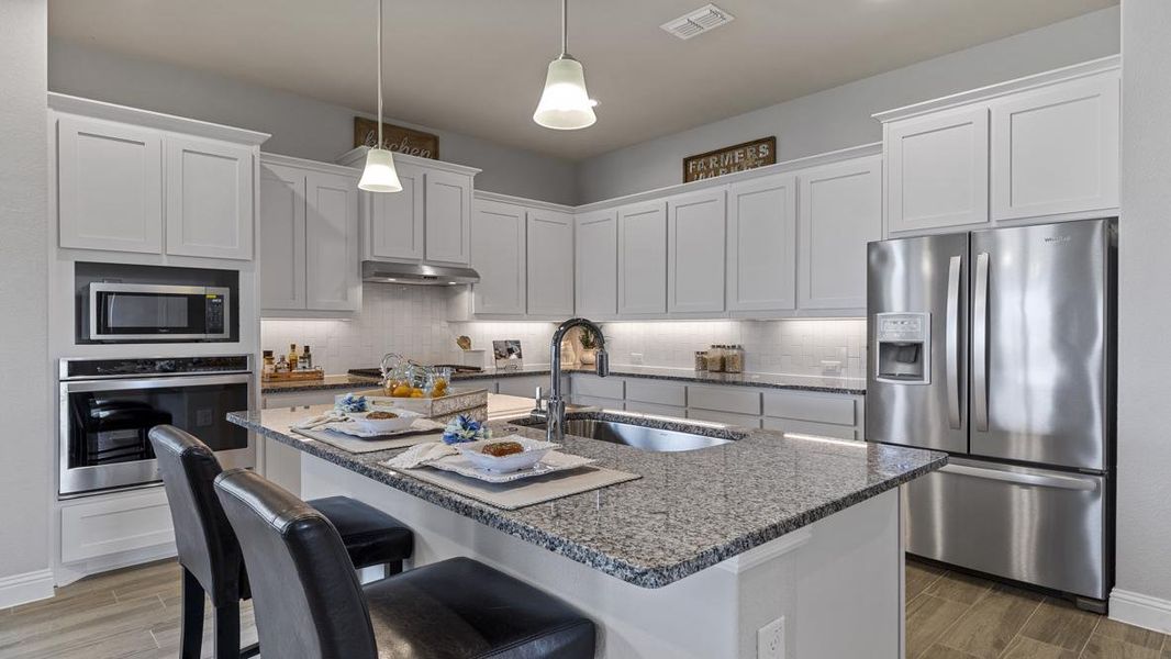 Furnished interior view inside a new home in Eagle Creek, Denton (Image 6).
