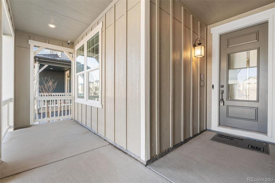 Exterior details and patio area of a home in Farmlore, Brighton (Image 29).
