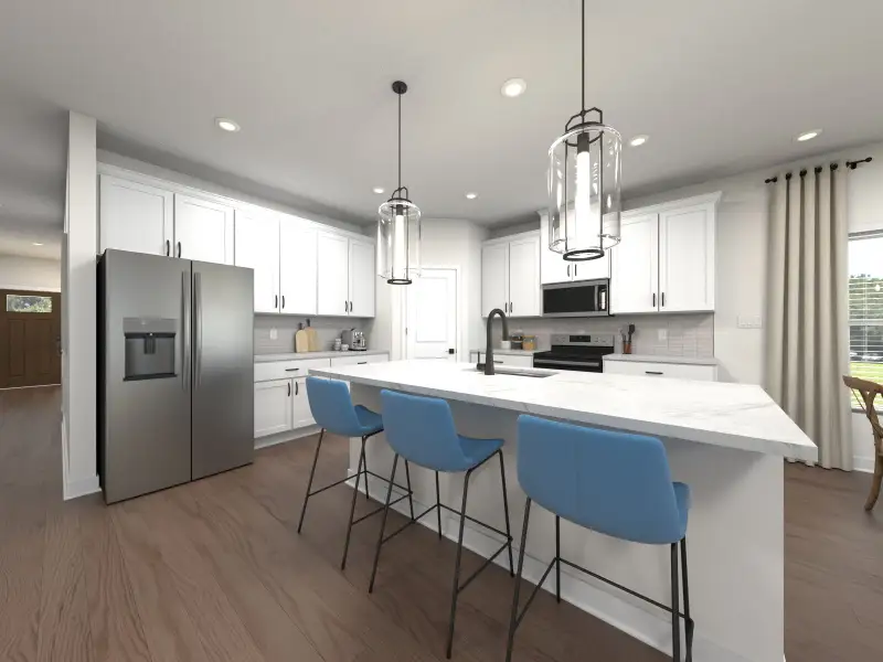 Skip takeout and prep dinner in the well-appointed kitchen. Skip takeout and prep dinner in the well-appointed kitchen.