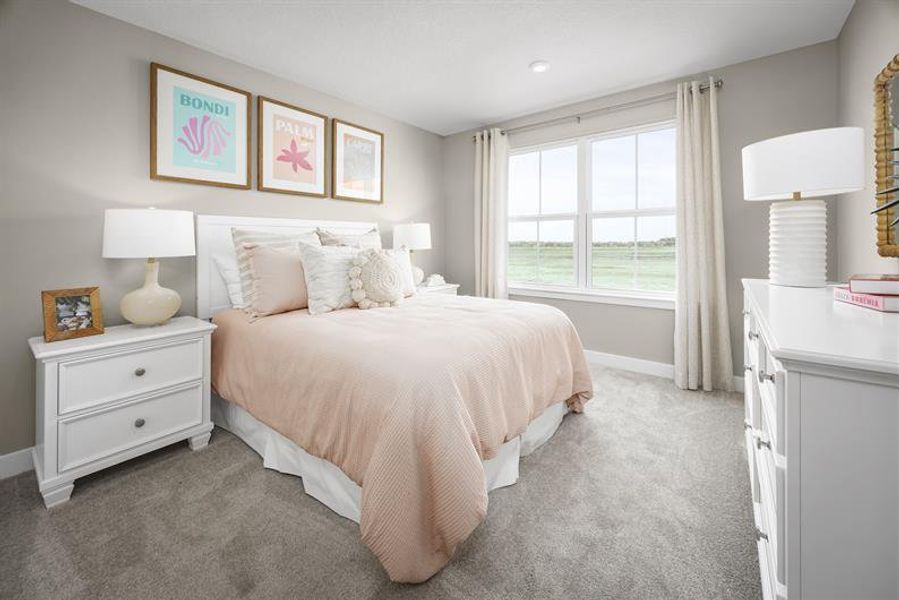 Representative furnished interior of a home built from the Grove by Ryan Homes in Malabar Springs, Palm Bay (Image 19).