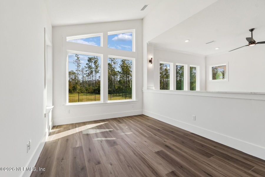 Spacious, unfurnished interior of a new home in Coral Ridge at Seabrook 80’, Ponte Vedra (Image 26).