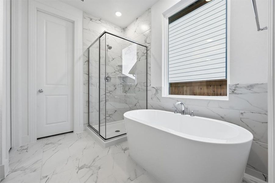 Furnished interior view inside a new home in Waterscape: 50ft. lots, Royse City (Image 6).