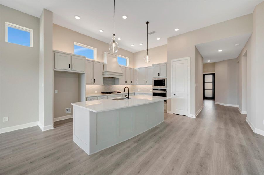 Furnished interior view inside a new home in Grange 45' Homesites, Katy (Image 10).