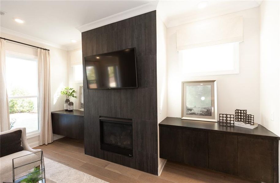 Furnished interior view inside a new home in Aberdeen, Hoschton (Image 25).