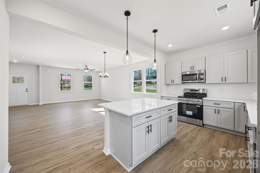 Furnished interior view inside a new home in , Belmont (Image 7).