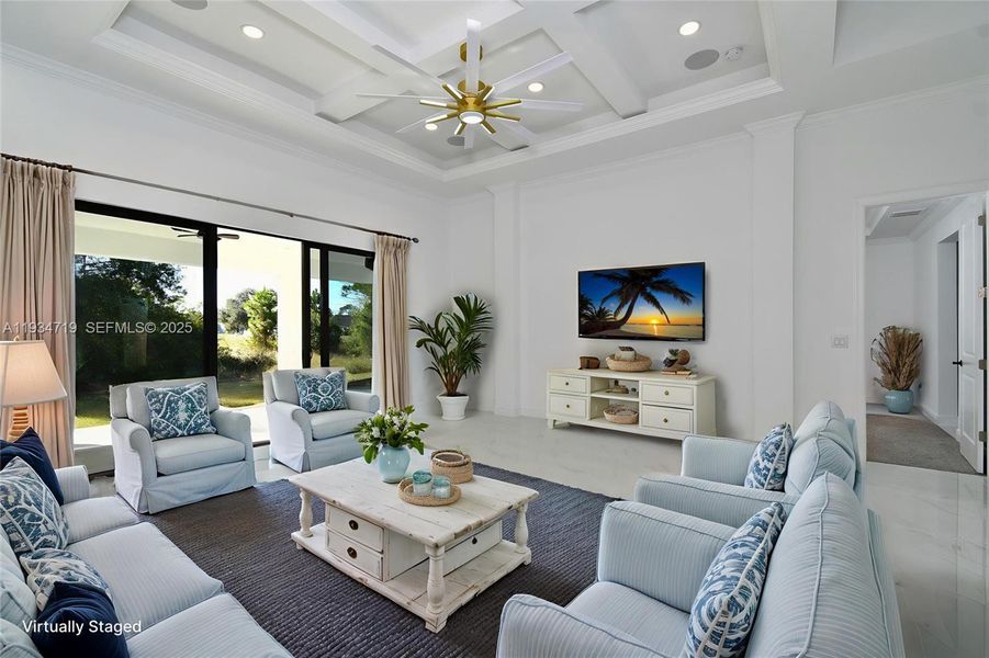 Furnished interior view inside a new home in , Lehigh Acres (Image 12).