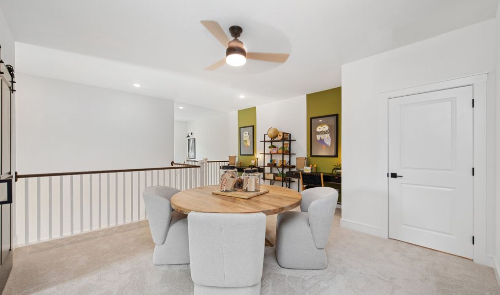 Loft with ceiling fan Loft with ceiling fan