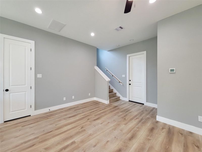 Spacious, unfurnished interior of a new home in , Houston (Image 27). Spacious, unfurnished interior of a new home in , Houston (Image 27).