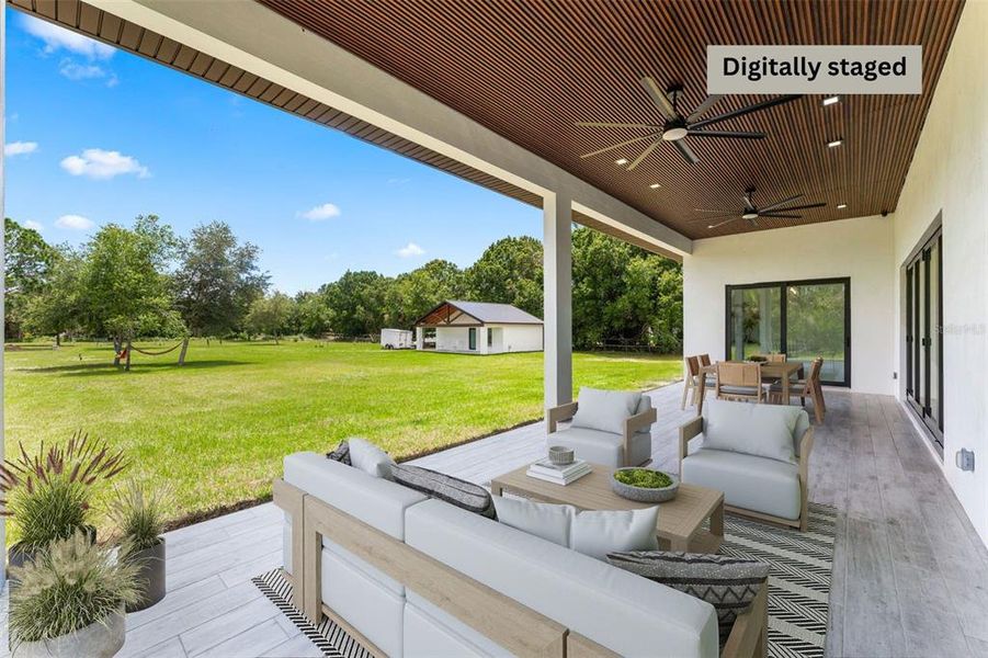 Exterior details and patio area of a home in , Palm Bay (Image 30). Exterior details and patio area of a home in , Palm Bay (Image 30).