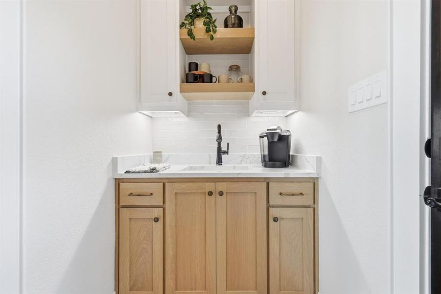 Coffee bar across from Pantry Coffee bar across from Pantry