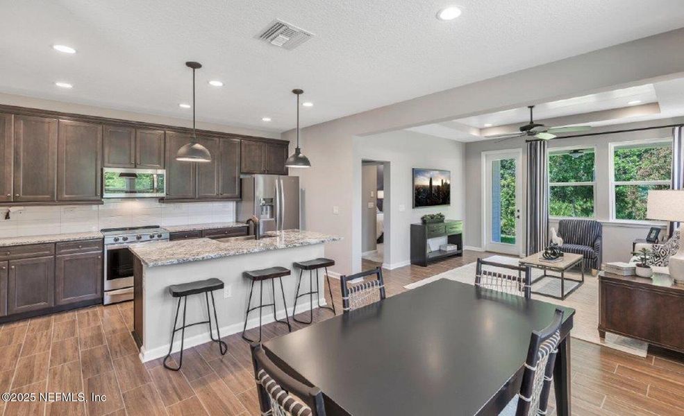 Furnished interior view inside a new home in Brook Forest - Single Family Homes, St. Augustine (Image 5).