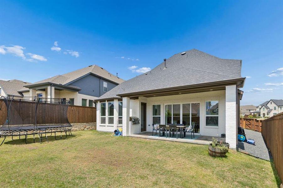 Exterior details and patio area of a home in Walsh: Artisan Series - 50' lots, Aledo (Image 4).