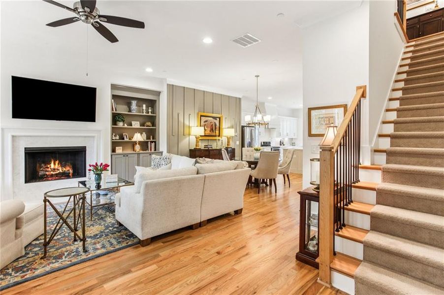 Furnished interior view inside a new home in , Marietta (Image 31).