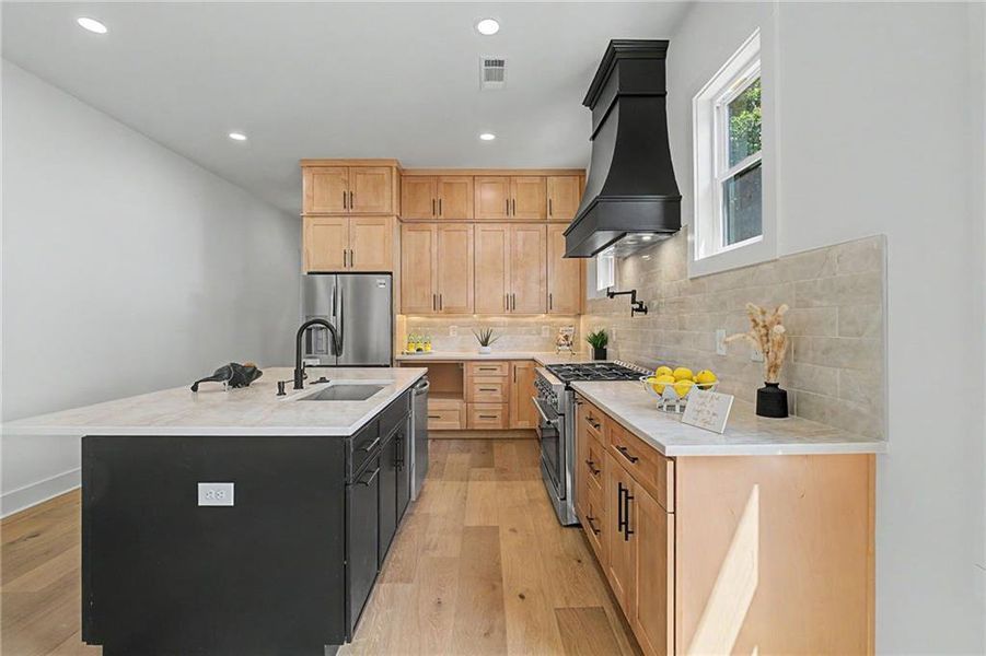 Furnished interior view inside a new home in , Atlanta (Image 4).