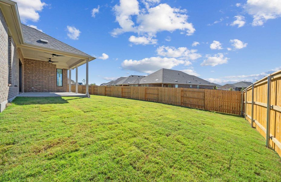 Exterior details and patio area of a home in 6 Creeks, Kyle (Image 15). Exterior details and patio area of a home in 6 Creeks, Kyle (Image 15).