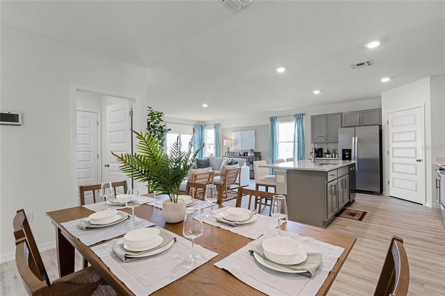 Furnished interior view inside a new home in Wind Meadows South, Bartow (Image 4).