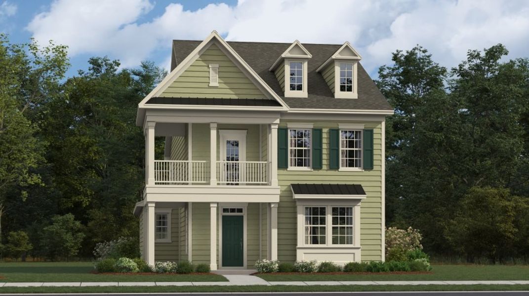 Representative exterior photo of a completed home built from the Hickory by Lennar in Elizabeth: Arbor, Fort Mill, SC (Image 22).