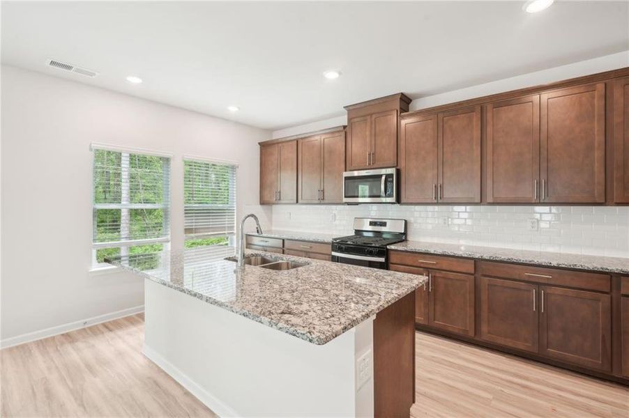 Furnished interior view inside a new home in Westmont Preserve, Powder Springs (Image 5). Furnished interior view inside a new home in Westmont Preserve, Powder Springs (Image 5).