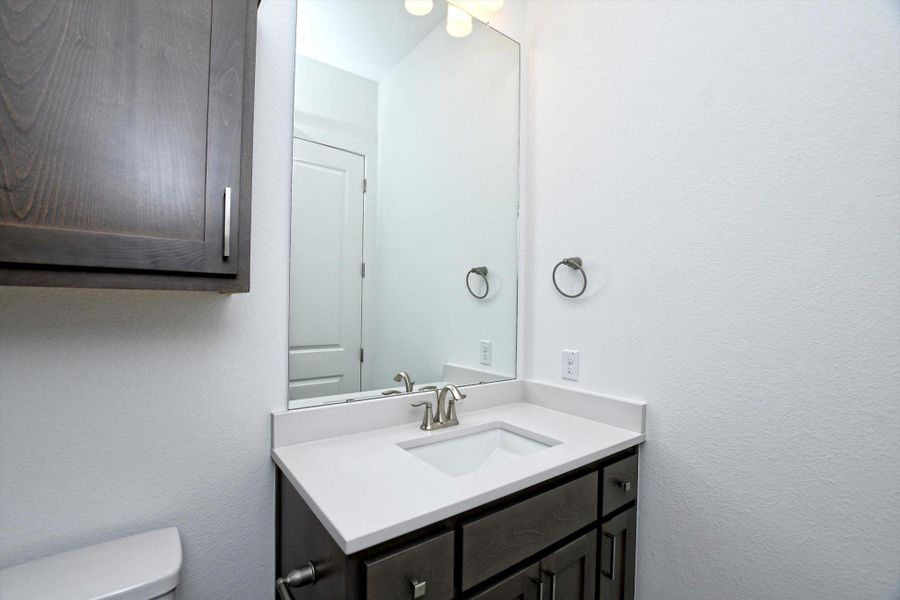 Furnished interior view inside a new home in ClearWater Ranch, Liberty Hill (Image 13). Furnished interior view inside a new home in ClearWater Ranch, Liberty Hill (Image 13).