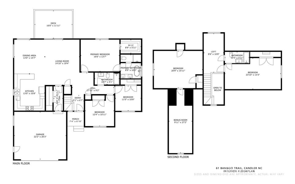 2D floor plan layout of this home in , Candler, NC (Image 4).