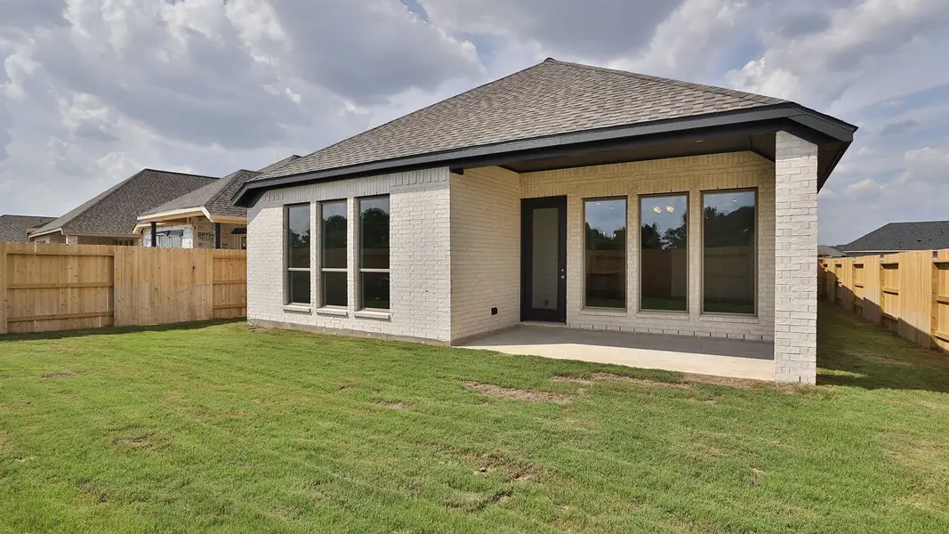 Exterior details and patio area of a home in Everly, Hockley (Image 2).