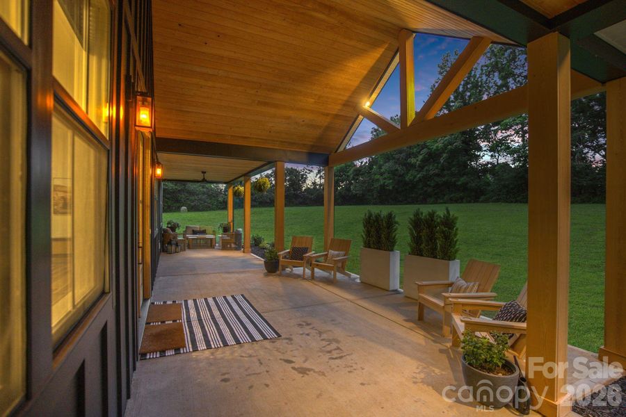 Exterior details and patio area of a home in , York (Image 23).