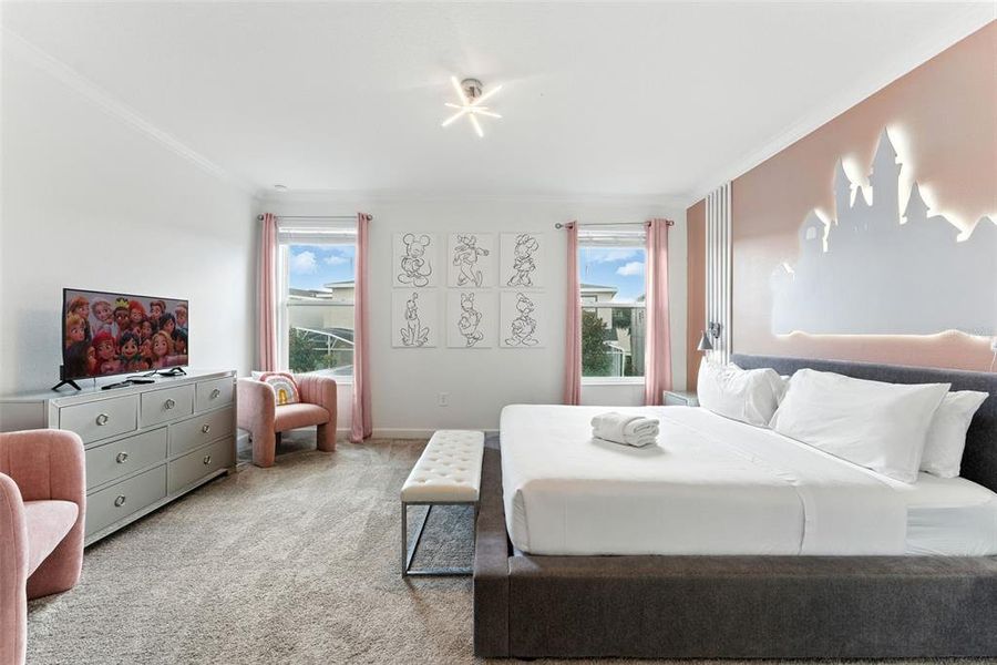 Furnished interior view inside a new home in , Davenport (Image 53).