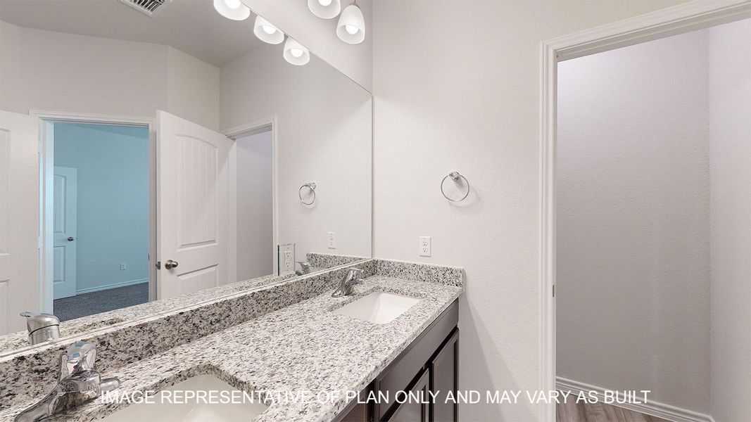 Furnished interior view inside a new home in Turnbo Ranch Traditions, Killeen (Image 11).
