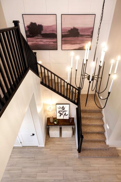 Representative furnished interior of a home built from the Ventana Plan 4507 by Tri Pointe Homes in Waterston Central, Gilbert (Image 10).