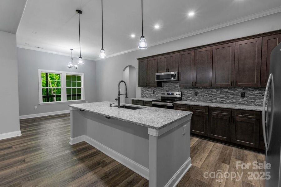 Furnished interior view inside a new home in , Concord (Image 8).