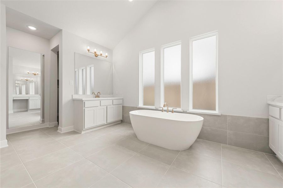 Furnished interior view inside a new home in Kresston - 65', Montgomery (Image 7).