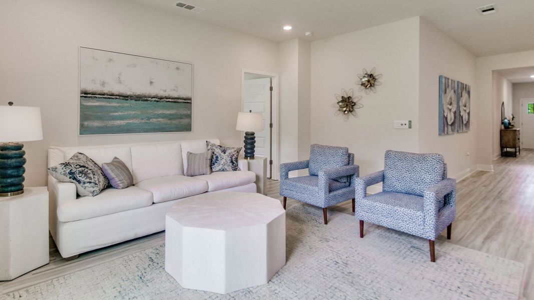 Representative furnished interior of a home built from the Beau by D.R. Horton in Ashton Park Phase III, Freeport (Image 11). Representative furnished interior of a home built from the Beau by D.R. Horton in Ashton Park Phase III, Freeport (Image 11).