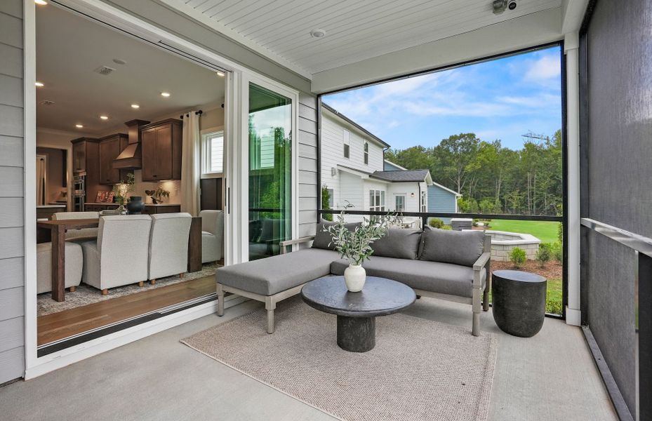 Exterior details and patio area of a home in Forest Creek, Waxhaw (Image 3). Exterior details and patio area of a home in Forest Creek, Waxhaw (Image 3).