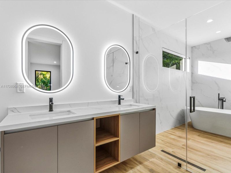 Furnished interior view inside a new home in , Miami (Image 14). Furnished interior view inside a new home in , Miami (Image 14).