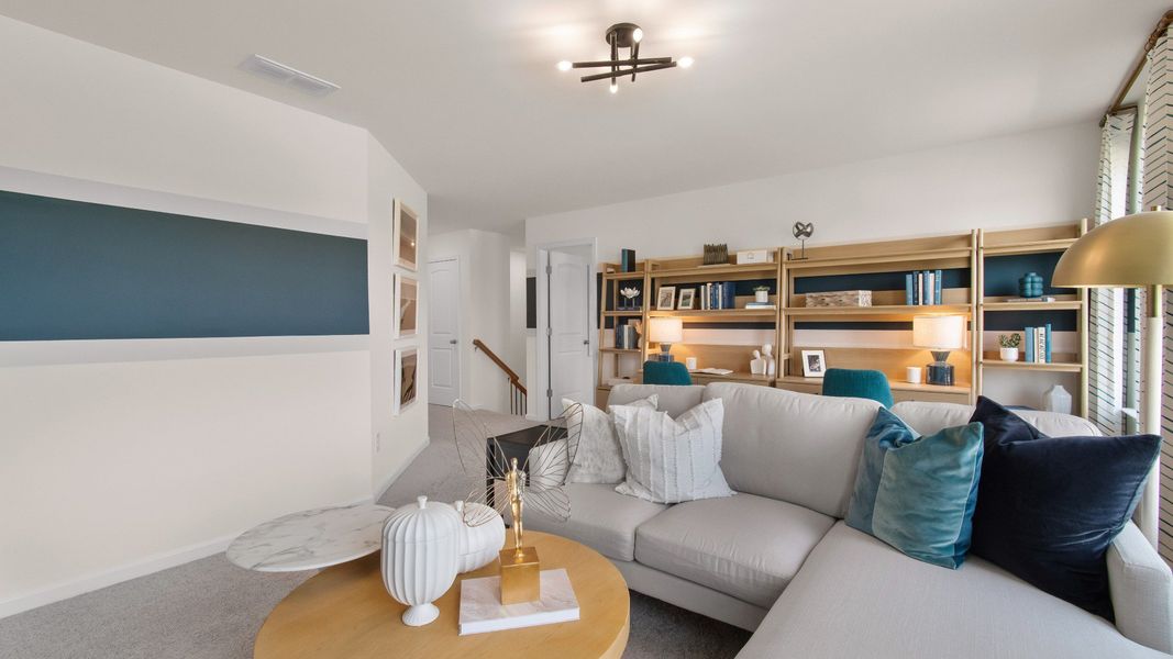 Furnished interior view inside a new home in Hamilton Lakes, Lawrenceville (Image 29).